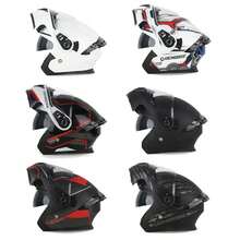 High Quality DOT Motorcycle Helmet Four Seasons Motocross Racing Modular Flip Up Casco Men Women Off Road Helmet Unmasked - Gương trà đen mờ - Xem 2