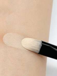 3PCS Flat Concealer Brush Black High-Grade Synthetic Makeup Brush Eye Bags, Travel Foundation Makeup Brush Set, Mixed Brush That Accurately Covers The Facial Contour Of Dark Circles. - Multicolor - View 5