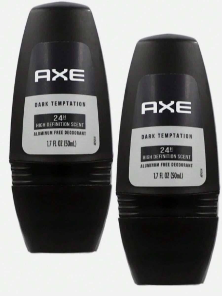 Desodorante roll-on Axe Dark Temptation, negro, 50 ml - 2 piezas - Ver 1