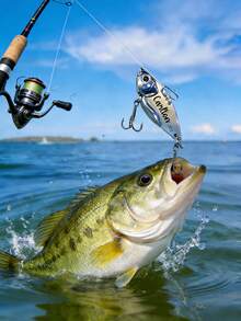 1pc Personalized Fishing Lure, Custom Fishing Lure, Fishing Lover Gift, Fishing Hook, Fishing Accessories, Personalized Fishing Lure, Retirement Gift, Personalized Fishing, Fishing Lure, Fishing Hook, Carved Fishing Design, Men's Fishing Gift, Father's Day Gift, Retirement Gift - Gold - View 7