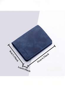 3pcs/Set Wallet | Unisex Ultra-Thin Wallet With ID Window, Multiple Card Slots, Mini Portable Wallet, Card Holder, RFID Blocking, Suitable For Daily Commute, Business, Gift Giving And More, Men's Wallet, Mini Wallet, Wallet, Small Wallet, Card Holder - Multicolor - View 2