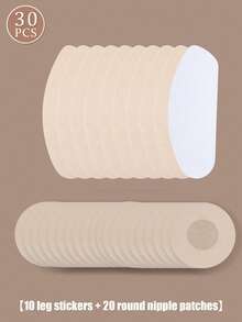 10/20/30pcs Plus Size Women Disposable Non-Woven Thigh Chafing Guards, Soft Breathable Anti-Friction Thigh Protectors, Invisible Sweat-Proof Thigh Sleeves, Suitable For Outdoor Travel, Running, Fitness, Daily Wear, Skin-Friendly Easy To Use, Perfect For Skirts, Shorts, Dresses - Multicolor - View 8