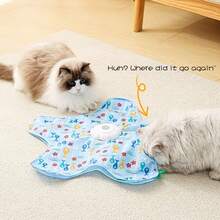 Automatic Pet Toy Hiding Tent, Stimulate Cat/Dog's Natural Hunting Instinct, Entertain Pets - View 4