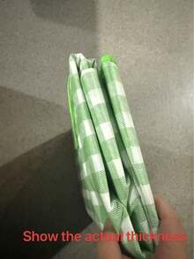 1pc Outdoor Picnic Mat, Portable Camping Pad, Waterproof Beach Blanket, Tent Ground Mat, Waterproof Lawn Mat, Indoor & Outdoor Family Game Travel Rug (Please Note The Image Description) - Green - View 7