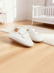 Zapatos para bebés, zapatos para caminar con suela de goma para niños y niñas - Blanco - Ver 5