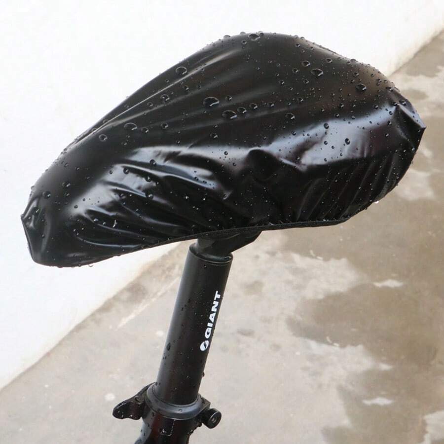 1pc Universal Bicycle Seat Cover | Heavy-Duty High-Quality PVC Material, Anti-UV And Anti-Corrosion, Easy-Clean Design With Anti-Slip Base, Suitable For Road Bikes, Mountain Bikes, Bicycles, Slow Bikes - Fashionable Design, Compatible With Most Bicycle Seats - Multicolor - View 1