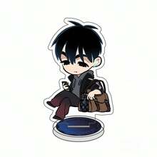 1PC Q Version Animal Hood Anime Character Acrylic Stand, Cute Cartoon Figure Desktop Display, Transparent Tabletop Ornament, Collectible Decoration, Lovely Gift For Anime Enthusiasts - Multicolor - View 9