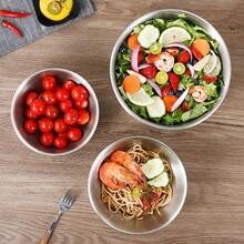 3pcs Stainless Steel Mixing Bowls - Rust-Resistant, Durable Kitchen Prep And Storage Essentials, Polished Round Metal Bowls - View 11