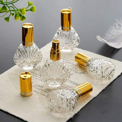 1/2/4pcs 15ml Refillable Glass Spray Bottles With Funnel And Dropper, Suitable For Fragrance, Fragrance, Lotion, Essential Oils,Bathroom,Travel