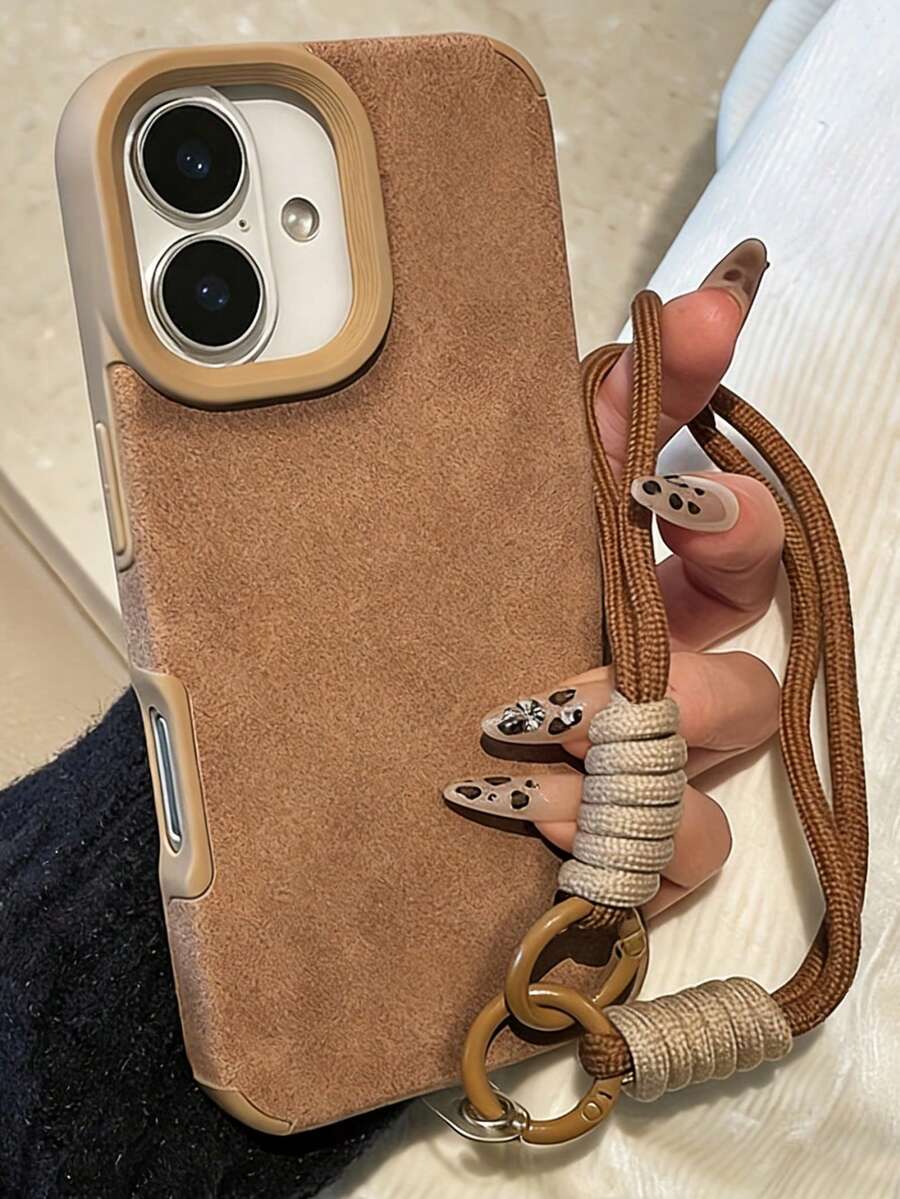 Ốp lưng điện thoại giả da mờ phong cách retro, tương thích với iPhone 17 Pro Max 16 15 14 13 12 Pro Max 14 15 16 Plus 11. Thiết kế tối giản chất lượng cao, bảo vệ ống kính.