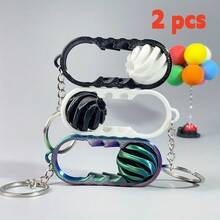 3pcs 3D Printed Rotating Collectible Toys, Made Of PLA Material, Creative Fidget Spinners, Suitable For Student Classroom Rewards And Various Holiday Gifts - Multicolor - View 9