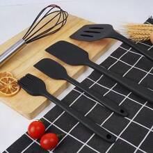 5件套硅胶烘焙工具套装，烹饪用具套装，不粘锅工具套装，包含打蛋器、勺子、油刷、刮刀，可清洗的现代厨房用具，厨房必备小工具 - 查看 8