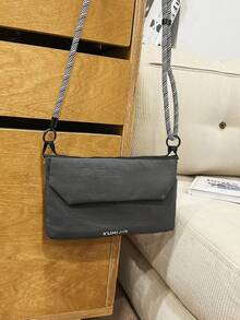 男士极简小方包，轻便休闲单肩/斜挎多功能通勤收纳包 - 彩色 - 查看 2