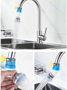 1pc 360° Rotating Faucet Nozzle With Filter - Water-Saving Sprayer For Kitchen & Bathroom Durable Silicone Attachment With Adjustable Water Flow & High-Pressure SprayEasy-Install Aerator For Sink Faucets & Shower Heads - Multi-Use Water Accessory - Multicolor - View 11