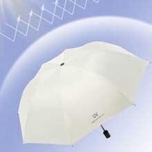 1pc Windproof Rainproof Umbrella - Water-Resistant Spring Polyester Fabric, Basic Minimalist Style, Durable Steel Frame, Plastic Handle, Automatic Sun Protection Personalized Umbrella - Multicolor - View 13