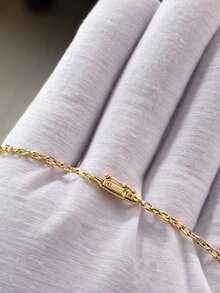 Men's 3mm 70cm Chain With Lion Of Judah Pendant, Premium 18k Gold Plated - 金色 - 查看 4