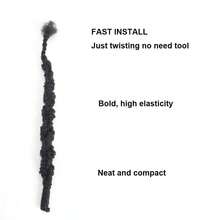 Dreadlock For Man Handmade Bold Deadlock Extension 14 Inch Black 12 Strands - Multicolor - View 10