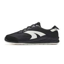 ANTA Women Sports Casual Shoes Thin-Soled Comfortable Low-Profile Slim Sneakers 922618829 - Black/White-5 - View 3