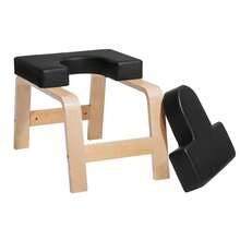 Yoga Headstand Bench Inversion Chair Exercise Workout Fitness Training - Black - View 5