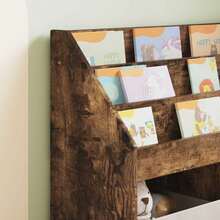 Estantería para Niños Roble ahumado 72,5 x 29,5 x 69 cm - Marrón - Ver 5