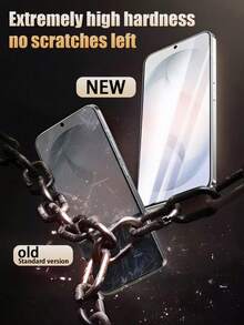 3pcs [Hydrophobic And Oleophobic Dual-Effect Screen Protector] Made Of High-Hardness Tempered Glass, Designed To Be Shatter-Resistant And Lightweight With A Smooth Surface, This Screen Protector Offers A Gentle And Soft Touch Experience, Effectively Preventing Scratches And Fingerprint Stains, And Has Basic Water-Repellent Function. The Perforated Design Makes It Easy To Install Without Curling Or Bulging. Suitable For Office, Travel, And Other Scenarios, Compatible With S24FE/S23FE/S21FE/S20FE/S26 Ultra/S26 Plus/S26/S25 Edge - Clear - View 4