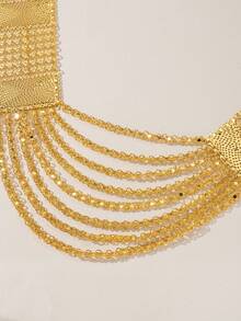 Herseygold 1pc Kurdish Turkish Bride Vintage Women Luxury Necklace Bridal Jewelry - Butterfly - View 3