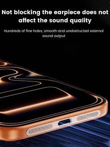 5pcs/Set Metal Dust-Proof Protective Film For IPhone 17/17Pro/17promax/16Plus/15Pro/14/13/12, Detachable With No Trace, Preserves Sound Quality, Scratch-Resistant - Silver - View 5