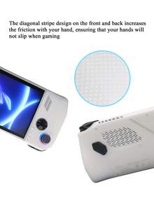 1pc ROG Ally Silicone Protective Case, Anti-Drop, Anti-Dust, Anti-Scratch, Anti-Slip, Anti-Sweat, Designed With Grip Texture On Front And Back For Enhanced Gaming Experience - View 11