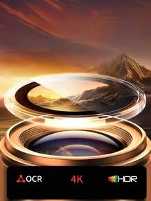 Luxury Lens Tempered Glass 3pcs Shatterproof Fingerprint-Proof Scratch-Resistant Lens Tempered Glass Screen Protector Compatible With Iphone 17/17 Pro/17 Pro Max/17 Air/16 Pro/16 Pro Max Premium Tempered Glass With Transparent Acrylic Frame Design Spring Gift - Clear - View 7