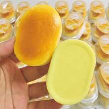 Slow Rebound Simulation Mini Soft Cheese Squishy Stress Relief Toy, Loved By Boys And Girls - Yellow - View 5