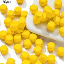 10mm Macaron Acrylic Diagonal Cut Square Beads DIY Mobile Phone Chain Necklace Bead Accessories Wholesale - Multicolor - View 13