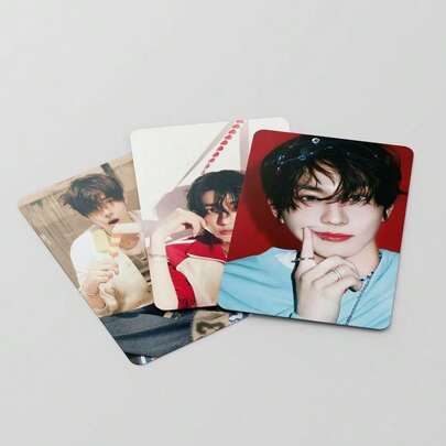 55 PIEZAS ENHY/PEN ROMANCE: ÁLBUM UNTOLD Tarjetas fotográficas hechas a mano, con Heeseung y Park Sunghoon, tarjetas de ídolos hechas por fans, tarjetas de apoyo a grupos de chicos populares, tarjetas coleccionables de K-POP, nuevos lanzamientos, perfectas para exhibir y coleccionar, mercancía de K-POP, set de tarjetas decorativas en caja
