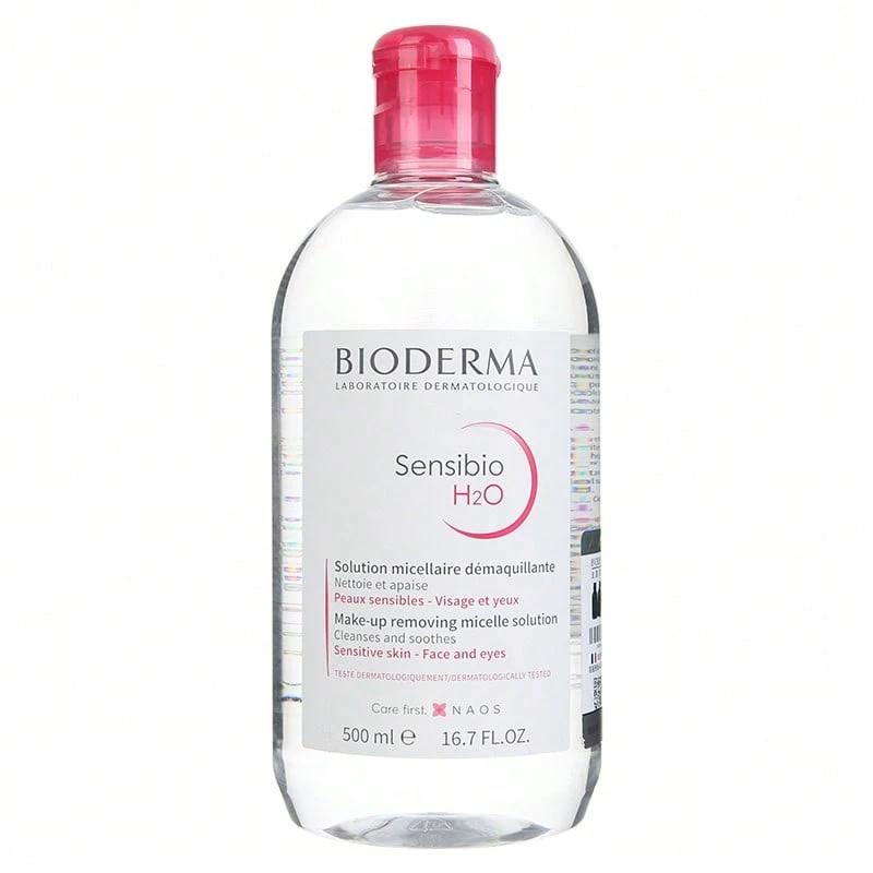 BIODERMA Sensibio Gentle Cleansing Water, Suitable For All Skin Types Especially Sensitive Skin, Dermatologically Tested, Alcohol-Free, Fragrance-Free, Non-Irritating, Deep Cleansing, Removes 99% Of Makeup, Dirt, Pollutants, Waterproof Makeup On Face, Eyes And Lips - Clear - View 1
