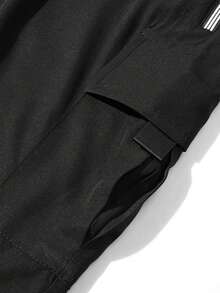 Short bermuda respirant et séchage rapide en soie de glace pour hommes, short de sport, de course et de fitness avec poches multiples, assortiment de couple, été - Noir - Voir 6