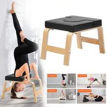 Yoga Headstand Bench Inversion Chair Exercise Workout Fitness Training - Black - View 6