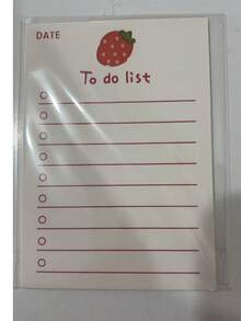 In Stock Cute Fruit Bear Memo Pad Wholesale, Korean INS Minimalist Girly Small Notebook Memo Pad - Multicolor - View 5