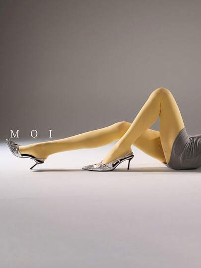 女士高腰塑形连裤袜（1双装）——日常通勤的理想之选，时尚显瘦美腿。舒适、耐穿、优雅又时尚。