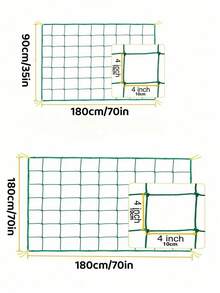 1 lưới leo cây, lưới leo vườn bằng nylon, [Lưới xanh để leo] Lưới vườn PP dày, lưới leo cho mướp, hoa bìm bìm, dây leo, giá đỡ cây dưa chuột, nhiều kích cỡ, dùng cho cây leo - Lưới hỗ trợ màu xanh cho rau, dưa chuột, cà chua, đậu, nho và hoa - Giàn giáo cho cây trồng trong nhà và ngoài trời. - nhiều màu - Xem 11