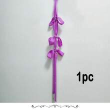 1 chiếc - Dây ruy băng đính ngọc trai thủ công - Mặt dây chuyền dài ngang eo, thắt lưng trang trí. - nhiều màu - Xem 13