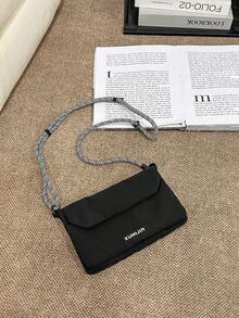 男士极简小方包，轻便休闲单肩/斜挎多功能通勤收纳包 - 彩色 - 查看 13