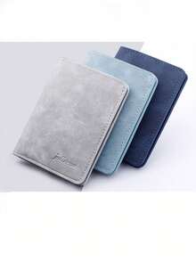 3pcs/Set Wallet | Unisex Ultra-Thin Wallet With ID Window, Multiple Card Slots, Mini Portable Wallet, Card Holder, RFID Blocking, Suitable For Daily Commute, Business, Gift Giving And More, Men's Wallet, Mini Wallet, Wallet, Small Wallet, Card Holder - Multicolor - View 8
