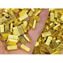 5pcs/Pack Solid Mini Gold Ingot, Tiny Gold Brick Sand, Gold Ingot Decor, Housewarming & Wedding Gift, Creative Gold Brick Ornament, 4 Styles Available Office Desk Desk Office Supplies Office Decor Office Desk Accessories Desk Accessories Office Accessories - Multiple - View 6