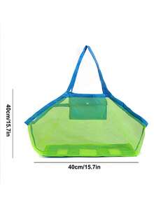 儿童沙滩玩具套装，沙滩玩具收纳袋，沙滩游戏工具，铲子，沙桶，完美的夏季礼物，圣诞节，万圣节礼物 - 彩色 - 查看 10