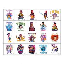 80pcs/4packs K-Pop Witch Girl Group Y2K Style Stickers, Cute Cartoon Vinyl Stickers Suitable For Water Bottles [Random Styles] - Multicolor - View 9