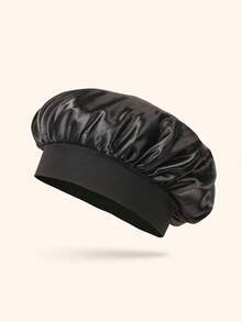 1pc Satin Sleep Cap, Women's Satin Lined Sleep Cap, Soft Elastic Sleep Cap Suitable For Curly Hair - Multicolor - View 12