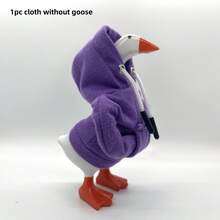 2026新款 - 1件装宠物多巴胺站 - 迷你门廊鹅红色连帽衫，创意鹅服饰，创意舒缓礼物 - 完美礼物 - 生日礼物 - 复活节礼物 - 彩色 - 查看 17
