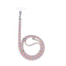 1条可调节斜挎手机挂绳，安全防丢手机带，带卡槽 - 彩色 - 查看 3