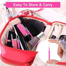 20/50/100pcs Mini Disposable Eyebrow Brushes, Bendable Tiny Mascara Brush Heads Makeup Tools, Eyelash Filling Brow Lifting Dyeing Extension Brushes - Multicolor - View 5