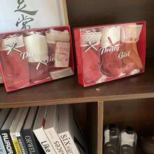 Red Sweetheart Modal Girls' Lucky Red Panties Festive New Wedding Zodiac Year New Year Sweet Hip-Hugging Panties - 波浪小蝴蝶結 - 查看 12