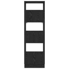 Armario de lavandería con puerta legno di quercia nero 50 x 68 x 162 cm nero legno di quercia per ufficio per studio per lavoro da casa con archiviazione design moderno per lavoro remoto studio universitario uso domestico per ufficio per - nero - Visualizzare 8